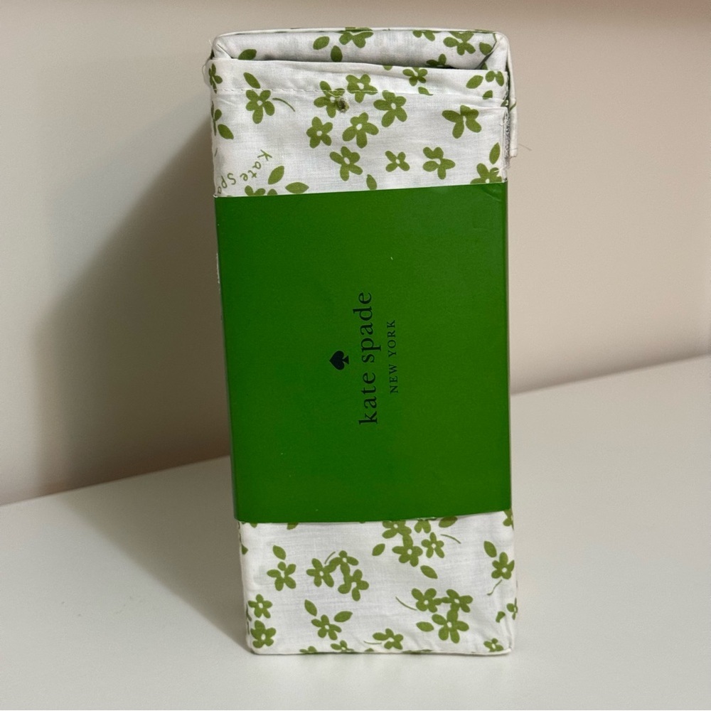 Kate Spade Green Floral King Sheet Set NEW - Picture 4 of 4